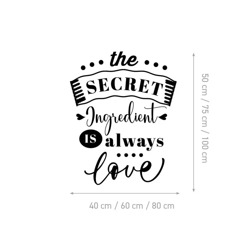 Naljepnice za zid | The Secret Ingredient - Slika 2