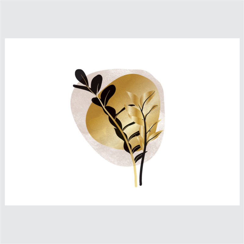 Posteri ili Slike na platnu | Gold & Leaves - Slika 4