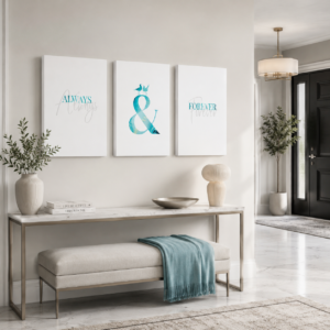 Posteri ili Slike na platnu | Always & Forever Turquoise