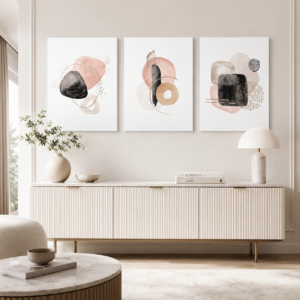 Posteri ili Slike na platnu | Gentle Abstract Anthracite