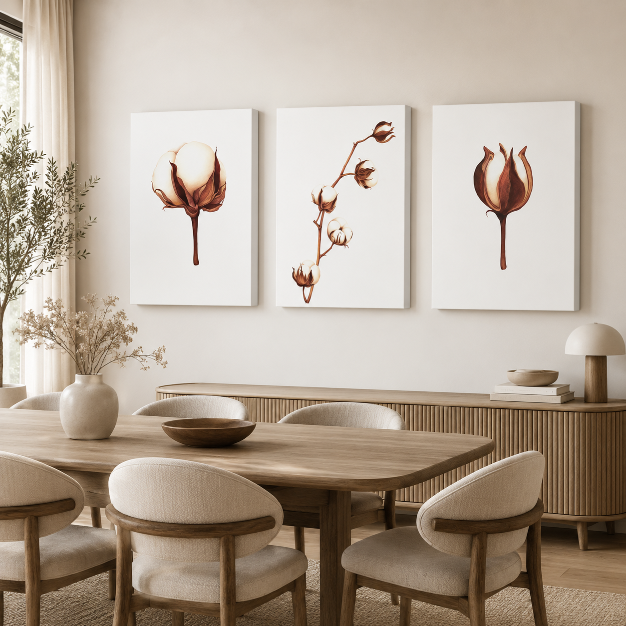 Slike za zid na platnu Beauty Of Cotton HIA Workshop
