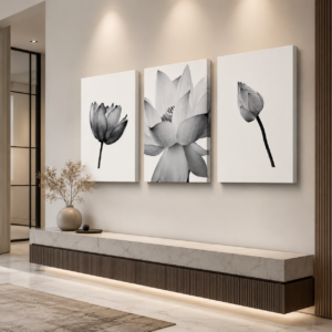 Posteri ili Slike na platnu | B&W Lotus