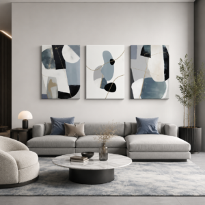 Posteri ili Slike na platnu | Chromatic Harmony Blue