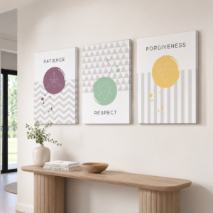 Posteri ili Slike na platnu | Patience, Respect, Forgiveness