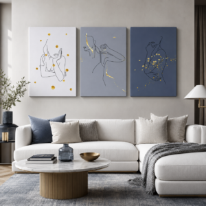 Posteri ili Slike na platnu | Penny for Your Thoughts Blue
