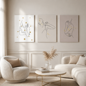 Posteri ili Slike na platnu | Penny for Your Thoughts Taupe