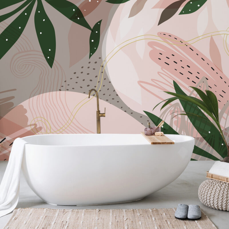 Tapete za zid | Dizajnerski Mural | Dusty Rose Garden - Slika 3