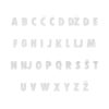 Watercolor Alphabet 2 - Small - visina 15 cm - Slika 2