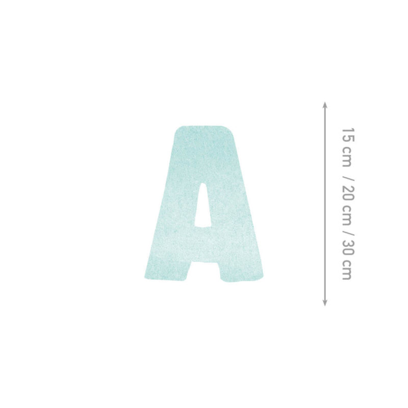 Watercolor Alphabet 2 - Large - Visina slova 30 cm - Slika 6