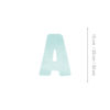 Watercolor Alphabet 2 - Small - visina 15 cm - Slika 6