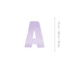Watercolor Alphabet 2 - Small - visina 15 cm - Slika 9