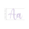 Watercolor Alphabet 1 - Medium - Visina (prvog slova) 20 cm - Slika 9