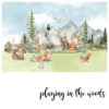 Zidna Tapeta Za Dječju Sobu | Playing in the Woods - Slika 2