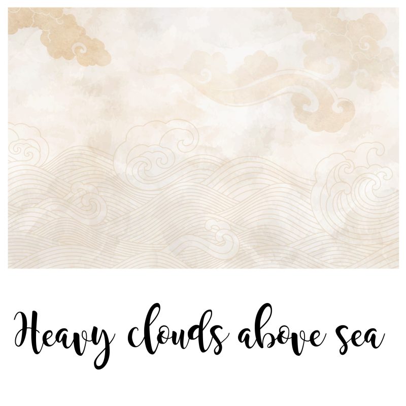 Heavy Clouds Above Sea