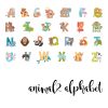Animal2 Alphabet - Dječja abeceda - Zidne naljepnice - Slika 3