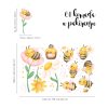 Naljepnice za zid dječje sobe | Bees & Buzz - Slika 3