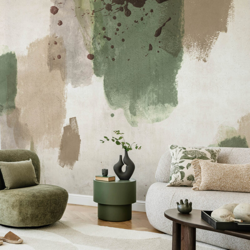 Tapete za zid | Dizajnerski Mural | Earthy Contemporary Brush