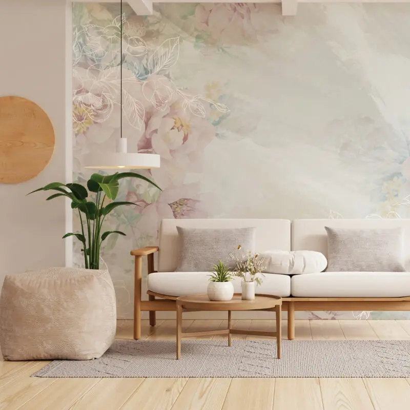 Tapete za zid | Dizajnerski Mural | Floral Serenity