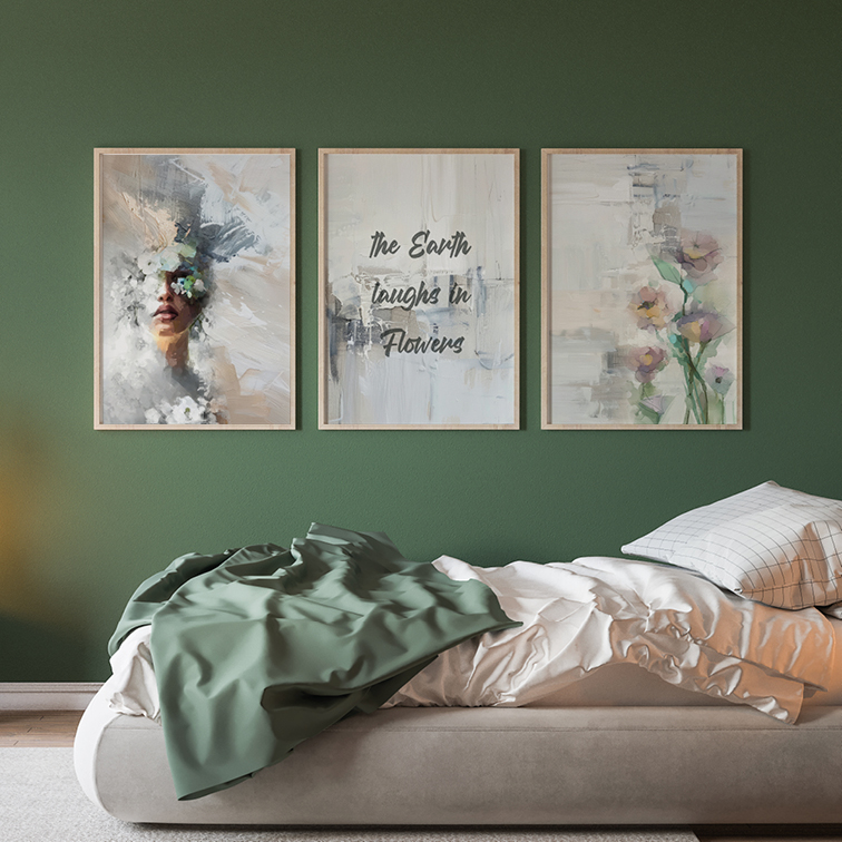 Blooming Muse - komplet postera ili slika na platnu