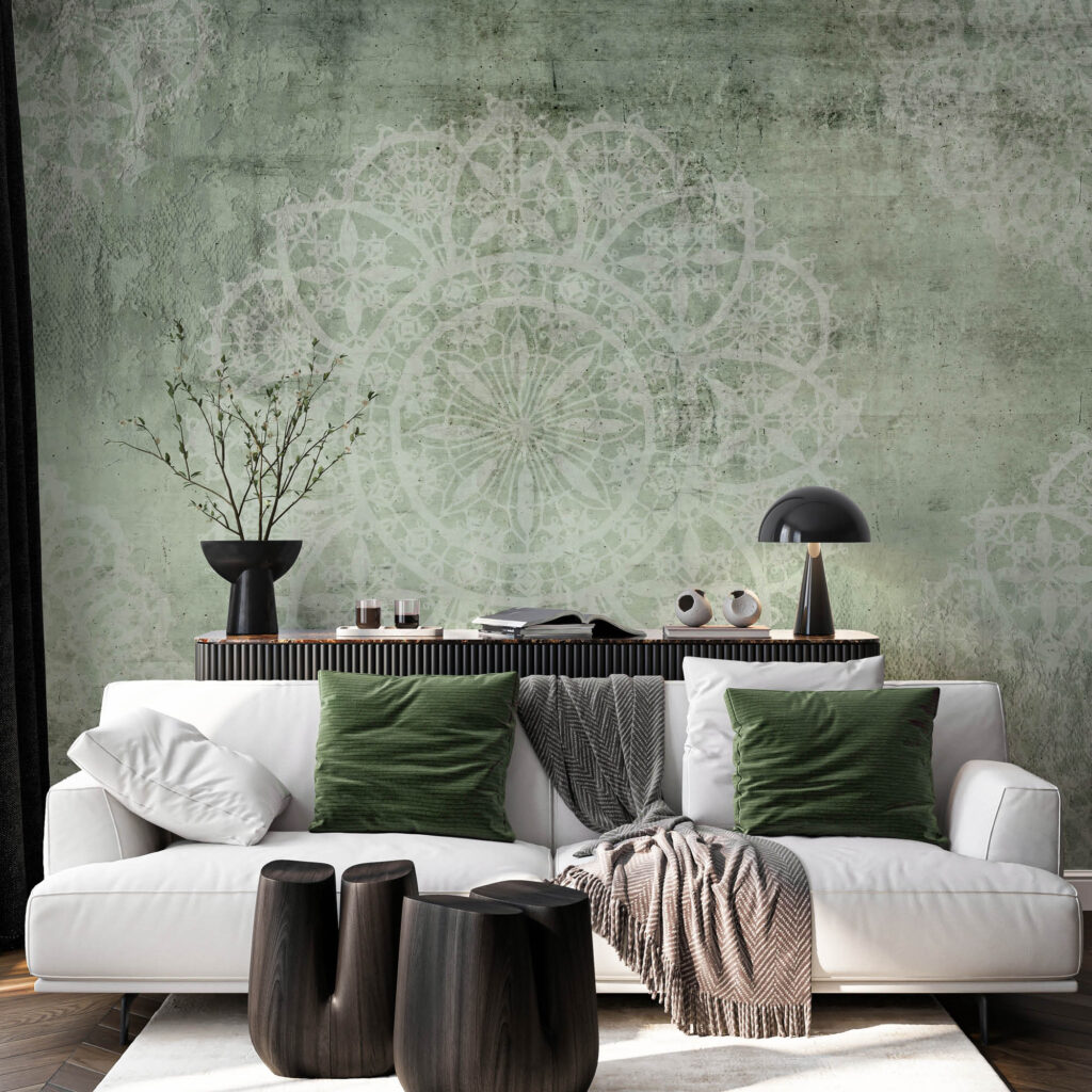Tapete za zid | Dizajnerski Mural | Grunge Lacework Green
Paška čipka na zidu savršeno će naglasiti prostor i u njega unijeti dozu prošlosti i tradicije, ali u modernom stilu.