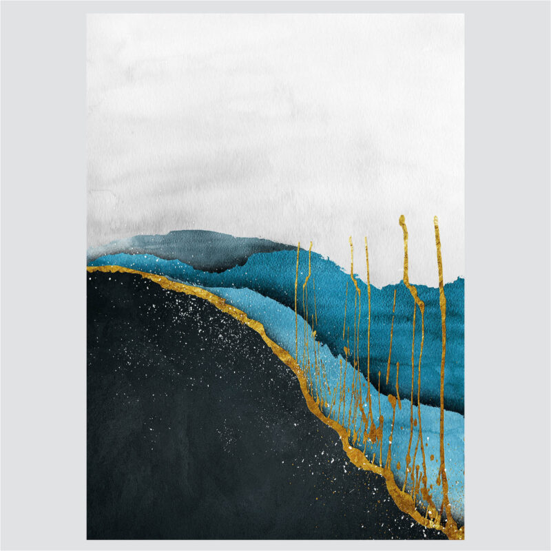 Posteri ili Slike na platnu | Auric Waves - Slika 2