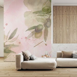 Zidna Tapeta | Olive Garden Whisper Pink