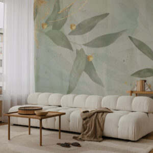 Zidna Tapeta | Whispers of Olive and Gold