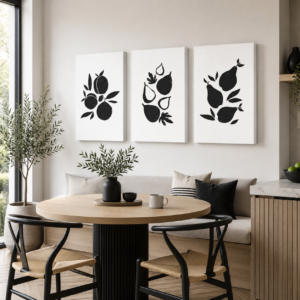 Posteri ili Slike na platnu | B&W Fruits