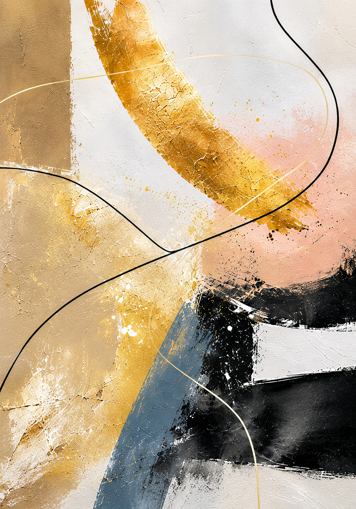 Posteri ili Slike na platnu | Gold Cadence - Slika 2