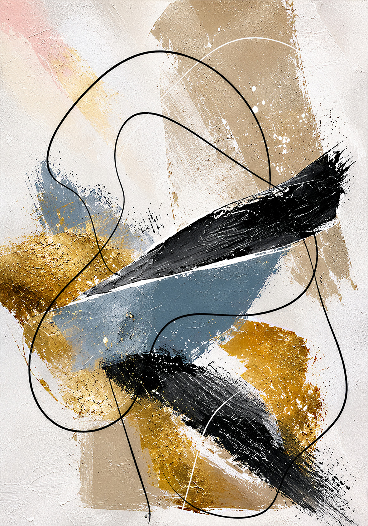 Posteri ili Slike na platnu | Gold Cadence - Slika 4